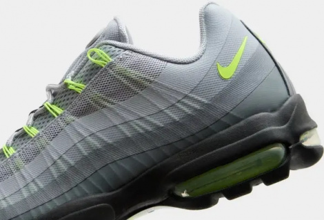 Кроссовки Nike AIR MAX 95 ULTRA серо-салатовые IB7681-012