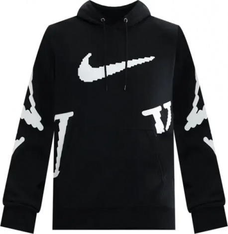 Худи Nike SPORTSWEAR CLUB FLEECE черно-белое IH4258-010