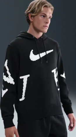 Худи Nike SPORTSWEAR CLUB FLEECE черно-белое IH4258-010