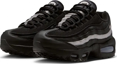 Кросівки підліткові Nike AIR MAX 95 (GS) чорно-срібні II4130-013