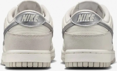 Кроссовки женские Nike DUNK LOW светло-серо-серебряные II7651-133