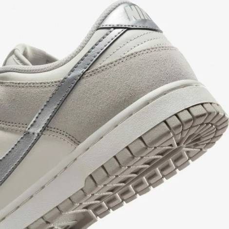 Кроссовки женские Nike DUNK LOW светло-серо-серебряные II7651-133