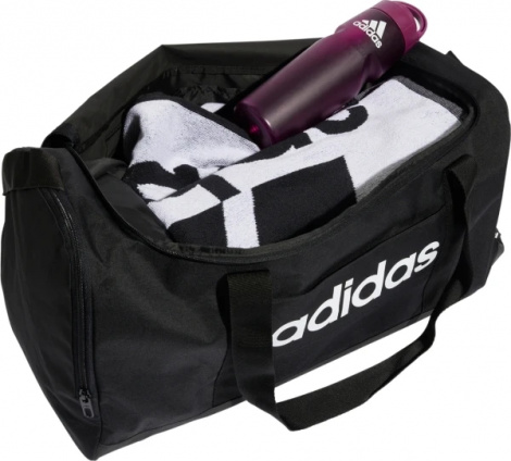 Сумка спортивная Adidas LINEAR DUFFEL MEDIUM 40L черная JD9555