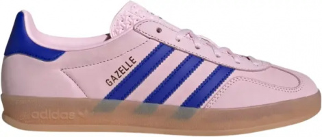 Кеди жіночі Adidas GAZELLE INDOOR світло-рожево-сині JI1371