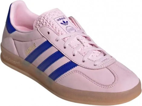 Кеди жіночі Adidas GAZELLE INDOOR світло-рожево-сині JI1371