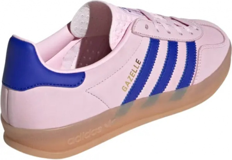 Кеди жіночі Adidas GAZELLE INDOOR світло-рожево-сині JI1371