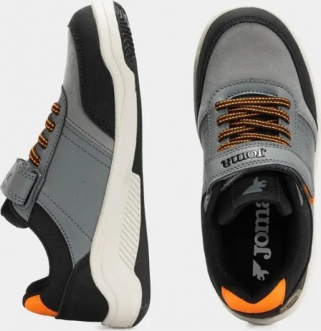 Кроссовки детские Joma JARAMA серо-черно-оранжевые JJARAW2501V