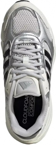 Кроссовки Adidas CRAZYCHAOS 2000 серебряно-бело-черные JR3491