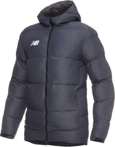 Куртка зимняя New Balance Team Base серая MJ031540BMR