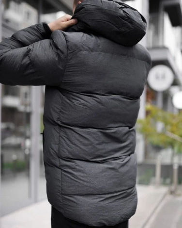 Куртка зимняя New Balance Team Base серая MJ031540BMR