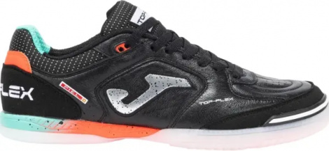 Футзалки (бампы) Joma TOP FLEX черно-бирюзово-оранжевые TOPW2501IN