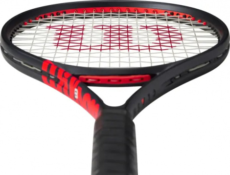 Ракетка для тенісу Wilson CLASH 100 V3 чорно-червона WR172811