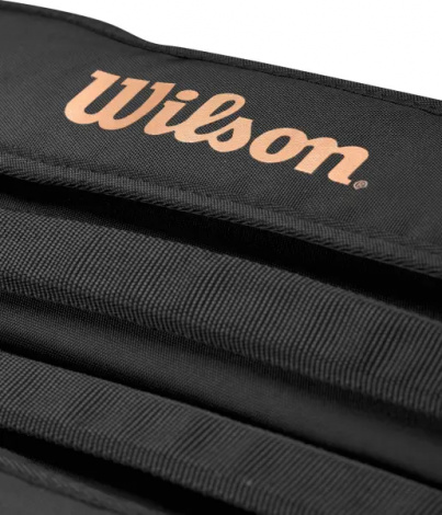 Сумка-рюкзак для тенісу Wilson PRO STAFF V14 SUPER TOUR 9 PACK бронзово-чорна WR8024501001