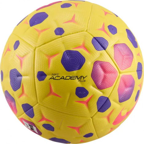 Футбольний м'яч Nike ACADEMY PLUS жовто-фіолетово-рожевий