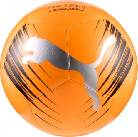 Футбольный мяч Puma ATTACANTO GRAPHIC оранжево-черно-серебряный