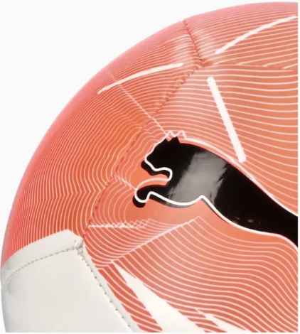 Футбольный мяч Puma BIG CAT бело-коралловый