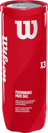 Набор мячей для падл-тенниса Wilson PADEL X3 BALL желтый (3 штуки) WR8900801001