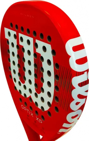 Набір для падл-тенісу Wilson OPTIX XP RED KIT BOX (ракетка і 3 м'ячі) червоний WR202110U2
