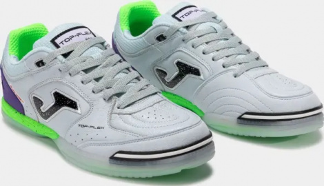 Футзалки (бампи) Joma TOP FLEX світло-блакитно-фіолетово-салатові TOPW2505IN