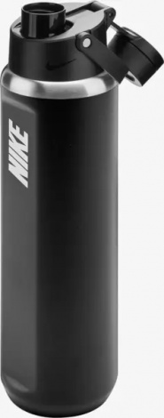 Бутылка для воды Nike SS RECHARGE CHUG BOTTLE 24 OZ 709 мл черная N.101.3799.091.24