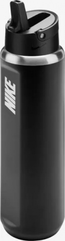 Бутылка для воды Nike SS RECHARGE STRAW BOTTLE 24 OZ 709 мл черная N.101.3795.091.24