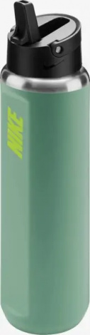 Бутылка для воды Nike SS RECHARGE STRAW BOTTLE 24 OZ 709 мл зеленая N.101.3795.011.24