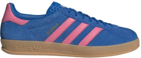Кеды Adidas GAZELLE INDOOR сине-розовые JS4144