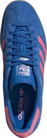 Кеды Adidas GAZELLE INDOOR сине-розовые JS4144