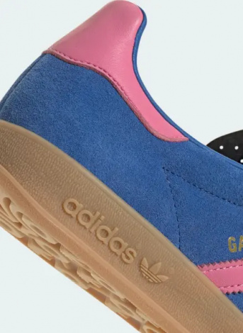 Кеды Adidas GAZELLE INDOOR сине-розовые JS4144
