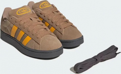 Кеды Adidas CAMPUS 00S коричнево-оранжевые JQ8162