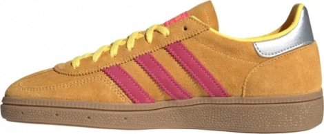 Кроссовки для гандбола женские Adidas HANDBALL SPEZIAL оранжево-розово-серебряные JI1406