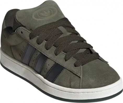 Кеды Adidas CAMPUS 00S темно-зелено-черные JH9611