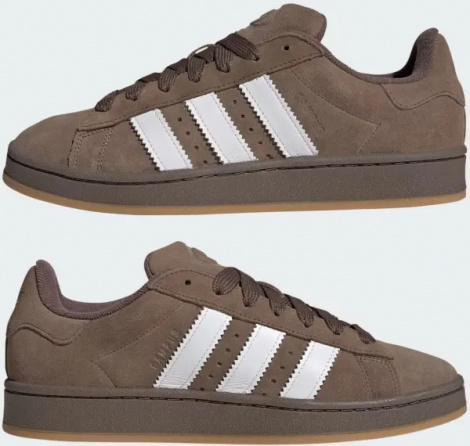 Кеди Adidas CAMPUS 00S коричнево-білі JH8789