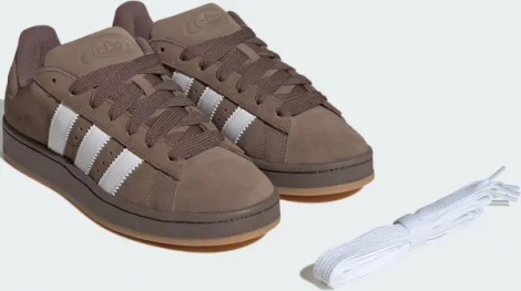 Кеди Adidas CAMPUS 00S коричнево-білі JH8789