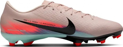 Бутсы Nike UNITED MERCURIAL ZOOM VAPOR 16 ACADEMY FG/MG NU2 светло-розово-кораллово-голубые IM8521-600
