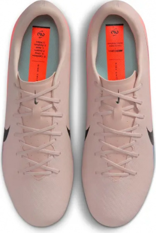 Бутсы Nike UNITED MERCURIAL ZOOM VAPOR 16 ACADEMY FG/MG NU2 светло-розово-кораллово-голубые IM8521-600