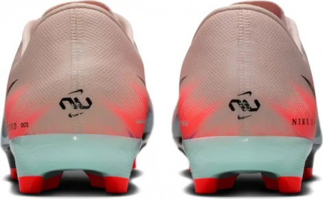 Бутсы Nike UNITED MERCURIAL ZOOM VAPOR 16 ACADEMY FG/MG NU2 светло-розово-кораллово-голубые IM8521-600