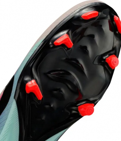 Бутсы Nike UNITED MERCURIAL ZOOM VAPOR 16 ACADEMY FG/MG NU2 светло-розово-кораллово-голубые IM8521-600