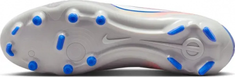 Бутсы Nike UNITED TIEMPO LEGEND 10 ACADEMY FG/MG NU2 серо-кораллово-синие IM7518-001