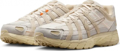 Кросівки Nike P-6000 бежево-сіро-помаранчеві IM6648-009