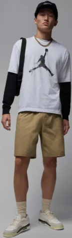 Кроссовки Nike AIR JORDAN 4 RM бежево-коричневые IB8857-141