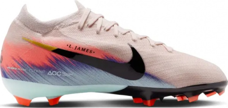 Бутсы детские Nike JR UNITED MERCURIAL ZOOM VAPOR 16 PRO FG NU2 светло-розово-кораллово-голубые IB2466-600