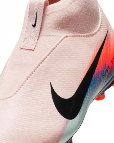 Бутсы детские Nike JR UNITED MERCURIAL ZOOM SUPERFLY 10 ACADEMY FG/MG NU2 светло-розово-кораллово-голубые IB1516-600