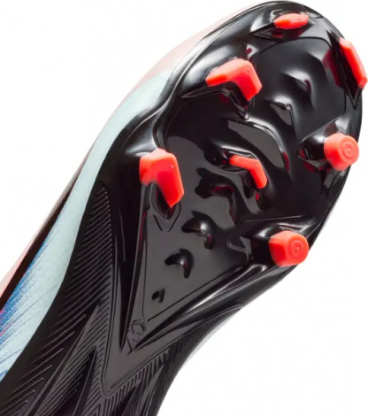 Бутсы детские Nike JR UNITED MERCURIAL ZOOM SUPERFLY 10 ACADEMY FG/MG NU2 светло-розово-кораллово-голубые IB1516-600