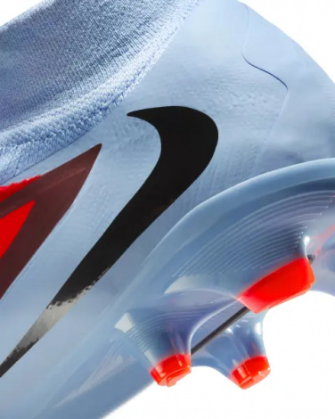 Бутсы Nike PHANTOM 6 HIGH PRO FG светло-сине-красные HQ2311-400