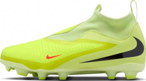 Бутсы детские Nike JR PHANTOM 6 HIGH ACADEMY FG/MG лаймовые HQ2042-800