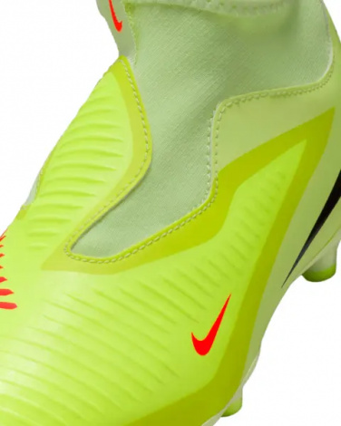 Бутсы детские Nike JR PHANTOM 6 HIGH ACADEMY FG/MG лаймовые HQ2042-800