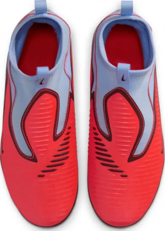 Бутси дитячі Nike JR PHANTOM 6 HIGH ACADEMY FG/MG світло-синьо-червоні HQ2042-400