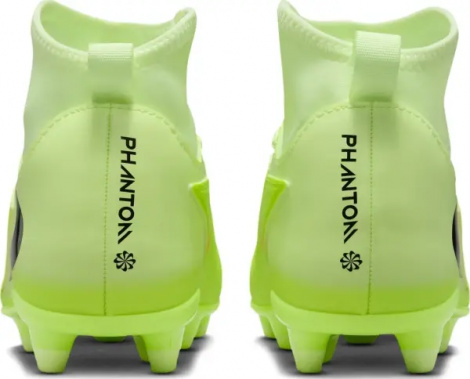 Бутсы детские Nike JR PHANTOM 6 HIGH CLUB FG/MG лаймовые HQ2022-800