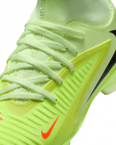 Бутсы детские Nike JR PHANTOM 6 HIGH CLUB FG/MG лаймовые HQ2022-800